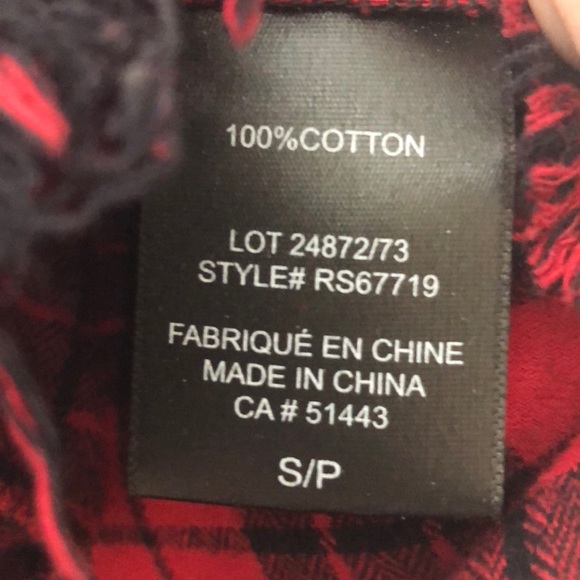 Rebel Sugar red/black plaid tunic - Picture 11 of 13